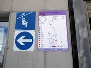 Detailed information at all ski lifts