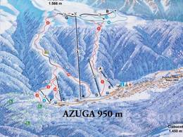 Trail map Azuga