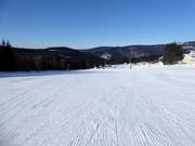 Very good slope grooming in the Spindlermühle ski area