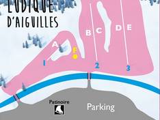 Trail map Aiguilles