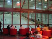 View of the slope from the restaurant