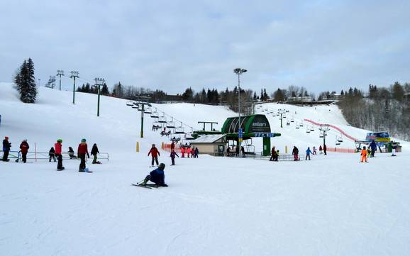 Edmonton Capital Region: size of the ski resorts – Size Snow Valley – Edmonton