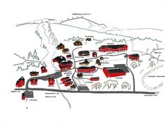 Trail map Vålådalens Fjällstation