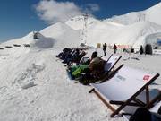 Deck chairs at the Seegrube