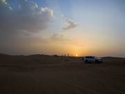 Sundown in the desert