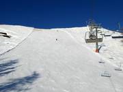 Difficult slope at Schneiderkogel
