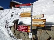 Signage on the Belalp