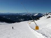 Snowmaking with lances in Reinswald