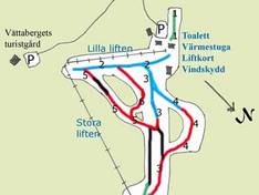 Trail map Vettenbacken – Liden