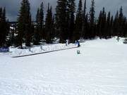 Beginner area in Happy Valley with conveyor belt