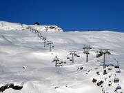 Lago Cavia-Col Margherita - 4pers. High speed chairlift (detachable) with bubble