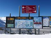 Clear piste map with up-to-date information