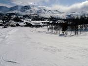 Practice slope at the Lilleputt platter lift