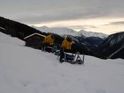 Snow cannons at Rinerhorn