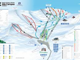 Trail map Alto Campoo
