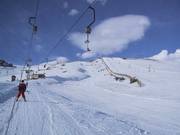 Beginner slopes in La Parva