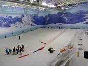 Beginner area in the Chill Factore ski hall