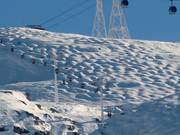 Mogul slope at Grandes Platières