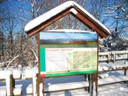 Hikers receive information, skiers do not.