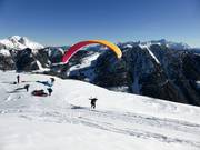 Paragliding is very popular in Werfenweng.