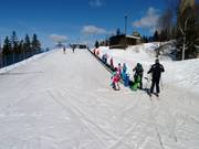 The access slopes at Toppsenteret