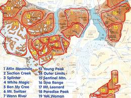 Trail map Atlin Heli Sports