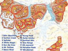 Trail map Atlin Heli Sports
