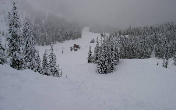 Cascade Range: size of the ski resorts – Size Mt. Hood Skibowl