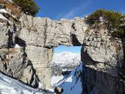 The Loserfenster above the chairlift of the same name