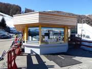 Well-maintained ticket area at the valley station