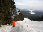 Complete snowmaking on the Familienabfahrt slope