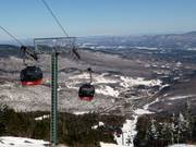 Mountain station of the red gondola lift