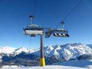 FIS (Corviglia–Plateau Nair) - 6pers. High speed chairlift (detachable) with bubble