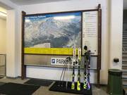 Information board at the valley station