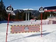 Start of one of the steepest slopes in Italy
