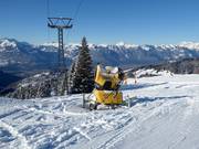 Snow cannon in Gryon