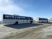 Ski buses in Cardrona