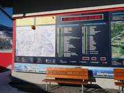 Detailed information board at the valley station