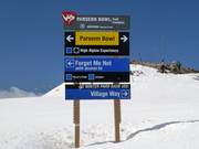 Slope signage in Winter Park