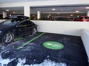 E-charging station at the Hartkaiserbahn in Ellmau