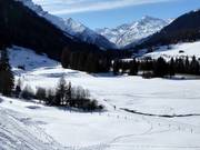 Cross-country skiing in Splügen