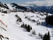 Cross-country skiing in Riederalp on the Riederalp golf course