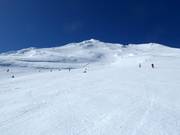 Very good slope grooming in the Tūroa ski area