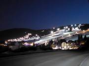 Night skiing