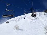Cliffs near the Lady Morgan Express chairlift