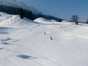 Very well-groomed slopes