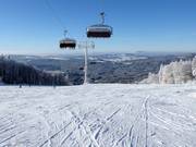 Intermediate slope at the Große Almberg chairlift