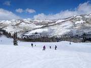Easy slope at the Moonbeam Express chairlift