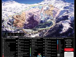 Trail map Nevados de Chillán