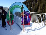 Funny children's entrance at the Gaislochbahn